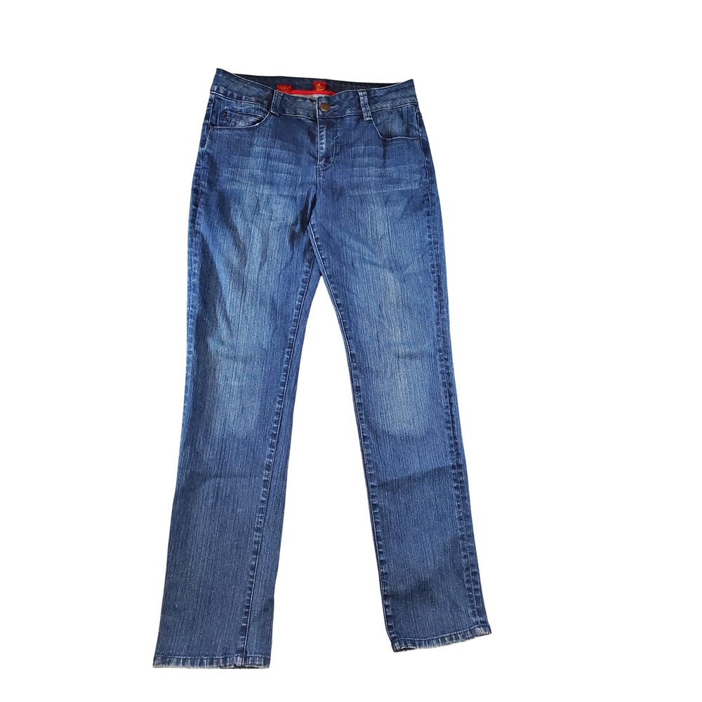 Sasson Y2K ooh la la Straight Leg Hustle Jeans Temptation Wash Size 10